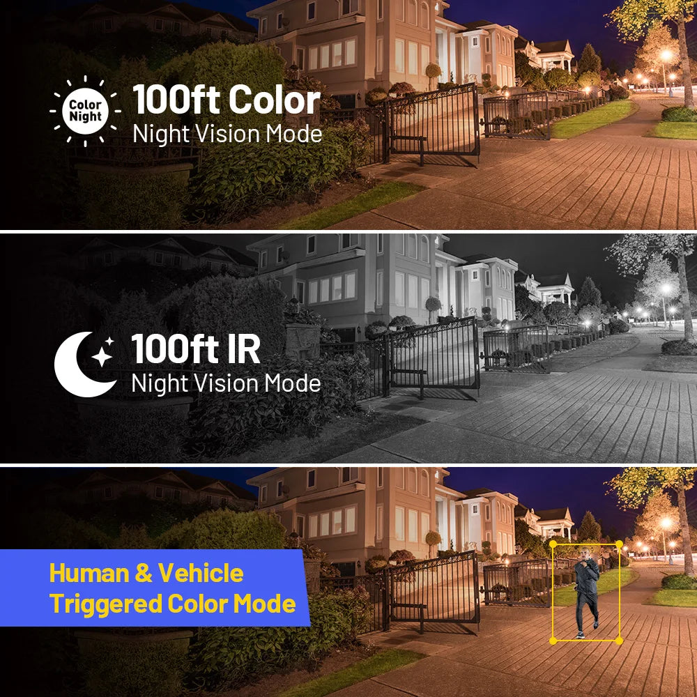 Annke 12MP Outdoor PoE Security Camera Dual Light AI Detection