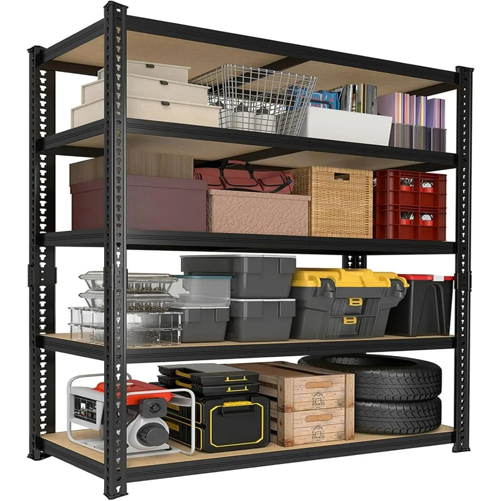 Zeukmxoo Heavy Duty Metal Adjustable Storage Shelves