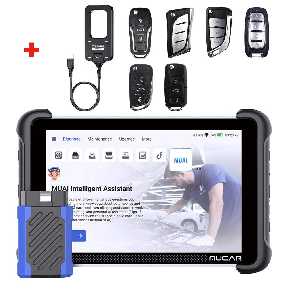 MUCAR 892BT AI Car Diagnostic Scanner With Lifetime Updates