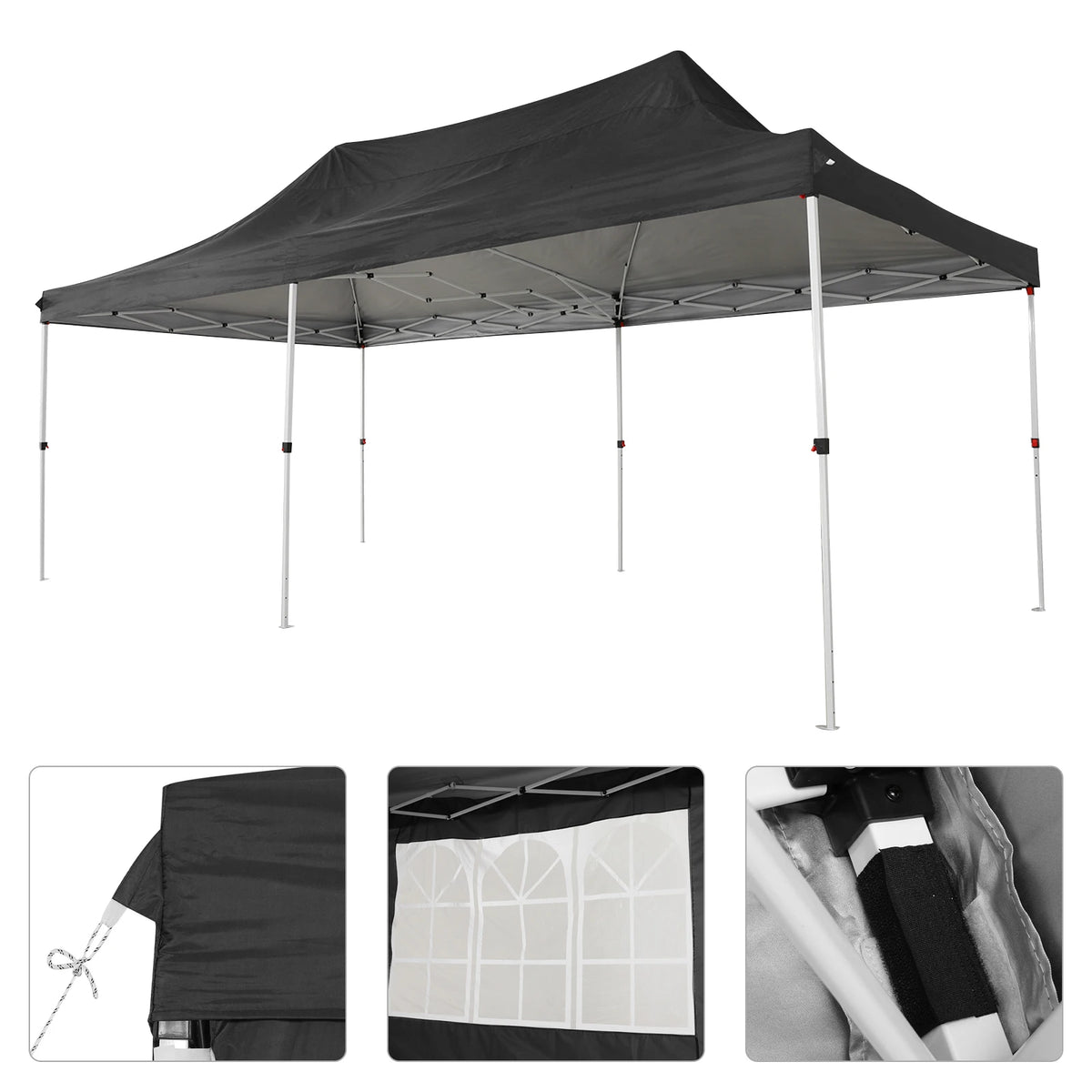 Pop Up Outdoor Canopy Tent With Waterproof Gazebo For Events