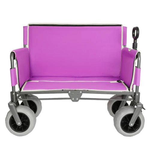 Three In One Folding Wagon With Bench Seat And Storage