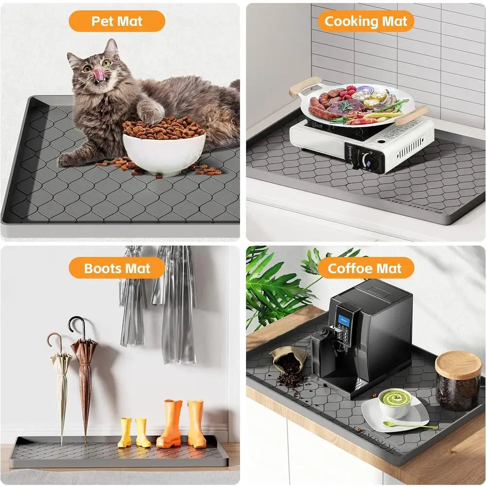 Premium Under Sink Silicone Mat Waterproof Leak Protection
