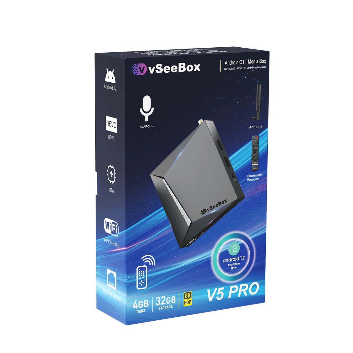 VseeCzydore V5 8K Android Set Top Box Voice Control