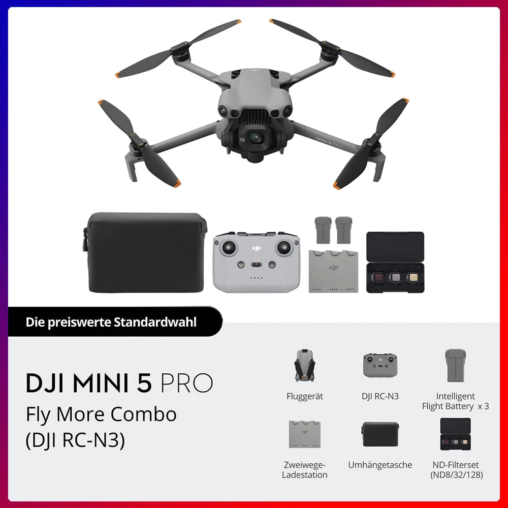 DJI Mini 5 Pro 4K Camera Drone With Obstacle Sensing