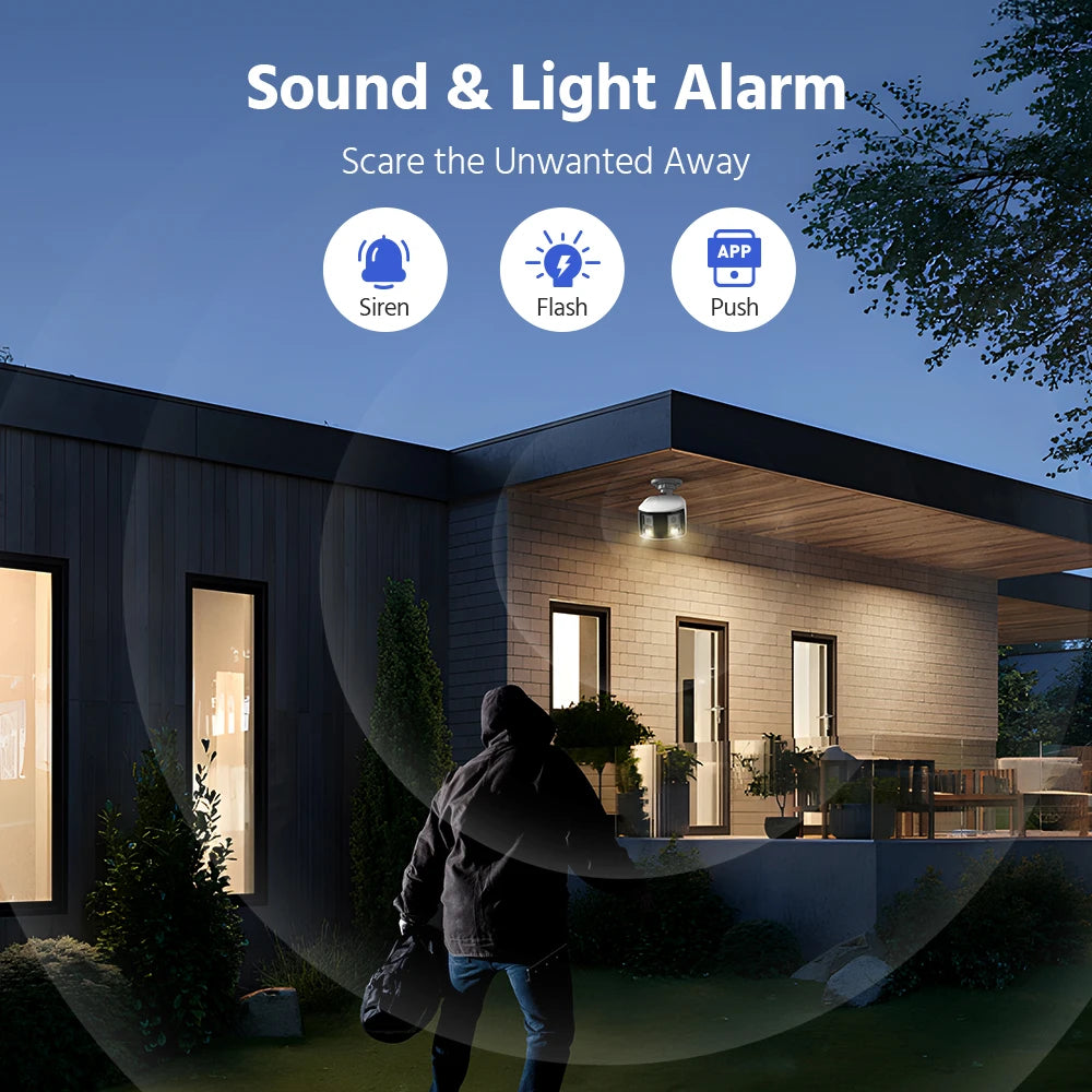 ANNKE 8MP POE Outdoor Camera With 4K AI Human Detection