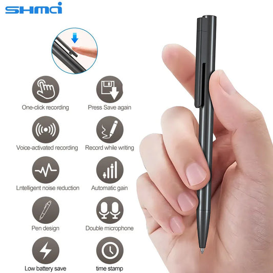 SHMCI Portable Voice Activated Noise Canceling Audio Recorder